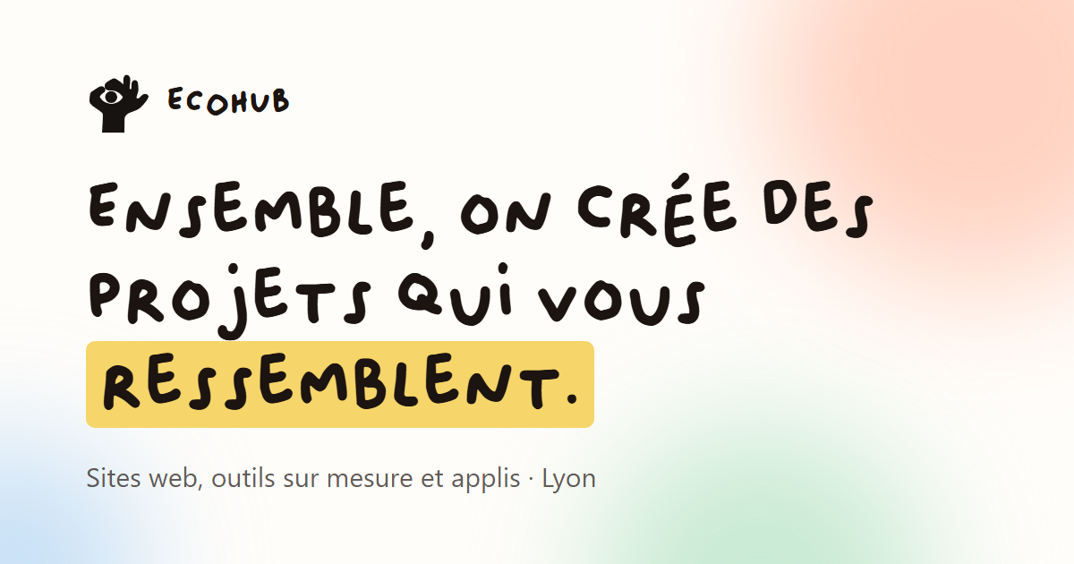 Capture du projet EcoHub