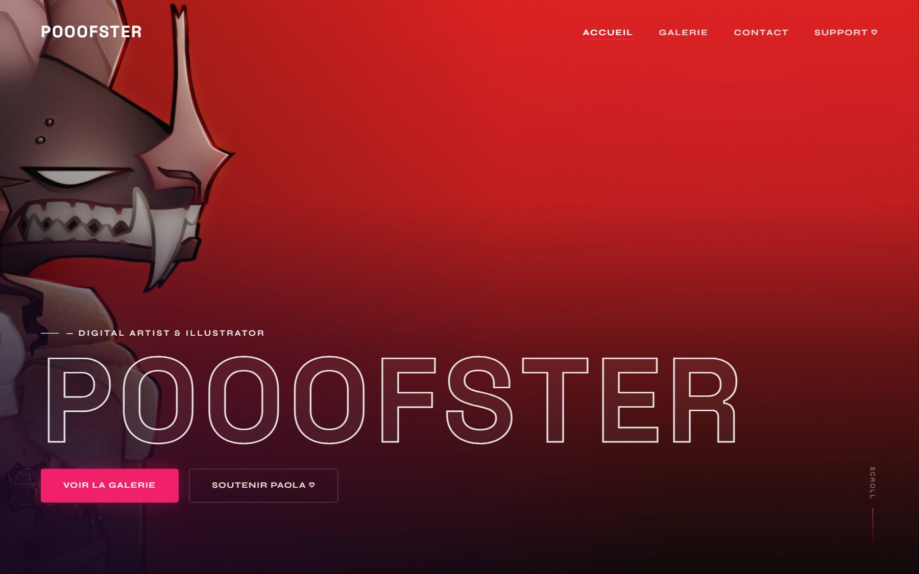 Capture du projet Pooofster